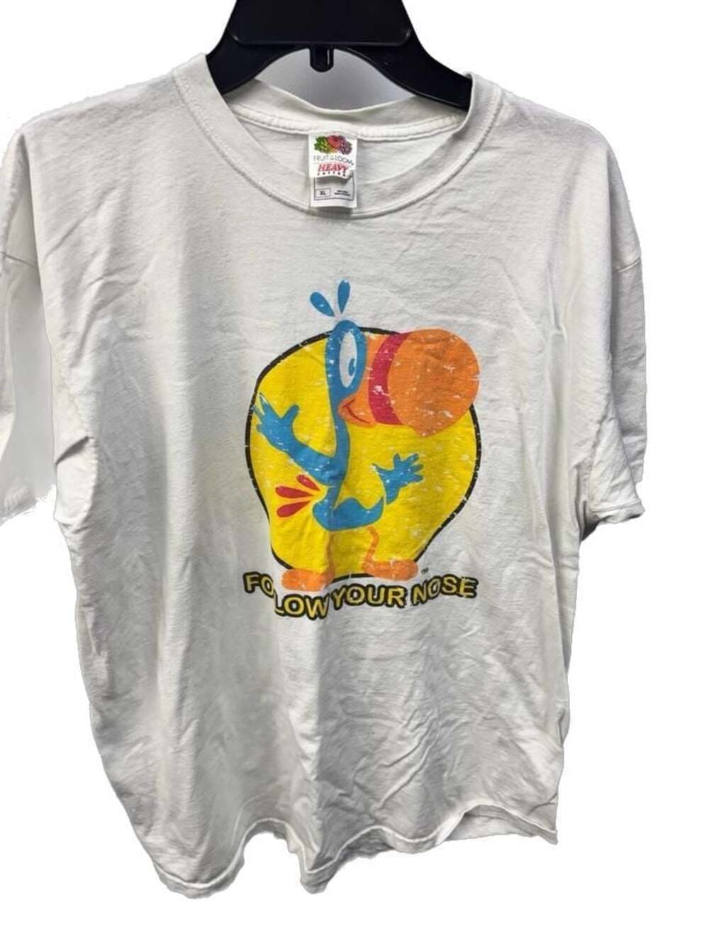 Vintage Fruit of the Loom Froot Loops Toucan Sam Follow Your Nose T